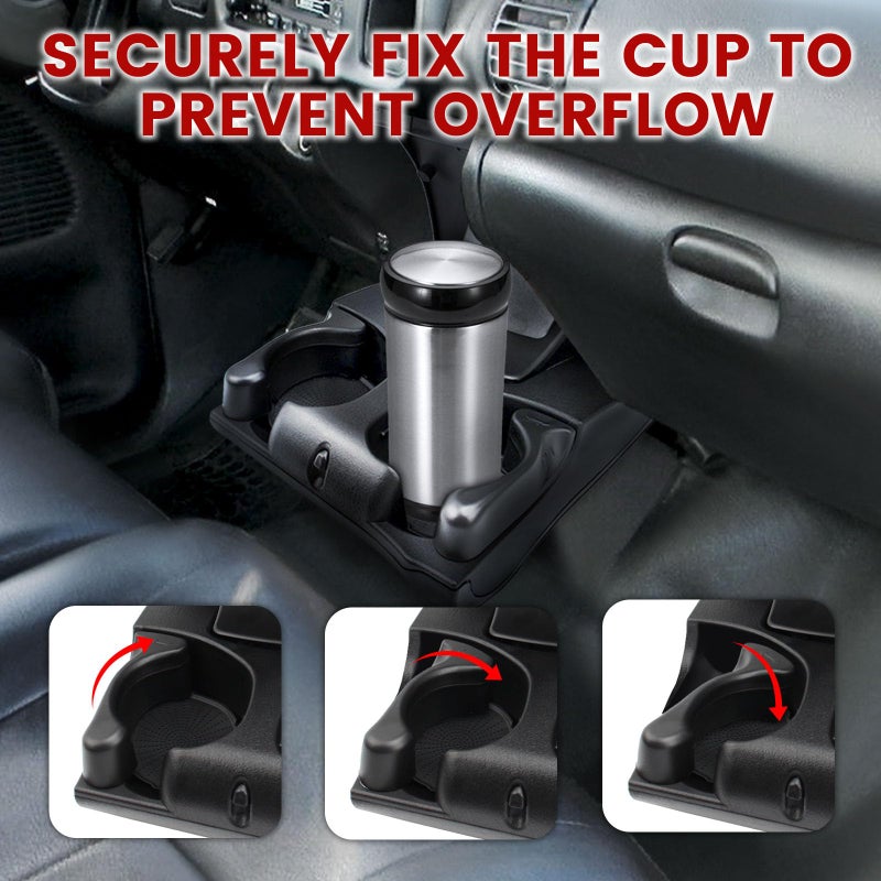 Hsbang Plastic Dash Cup Holder Instrument Panel Replacement for Dodge Ram 1500 1998-2001 2500 3500 1998-2002 5FR421AZAE  5FR421AZ - Image 3